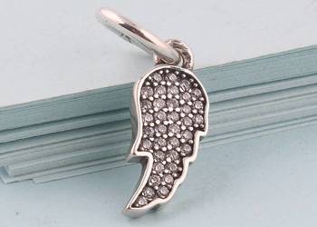 Pandora Charms Moments koralik zawieszka skrzydła anioł anioła cyrkonie