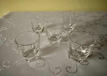 Kieliszki Art Deco Lata 30 Vintage Retro 25 ml Klasyczne Szklane do Wódki