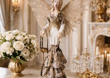 Szykowny Anioł - "gazeciany"