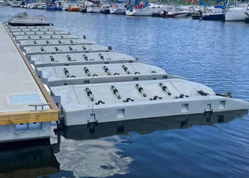 Port najazdowy dla skutera wodnego, dok suchy modułowy