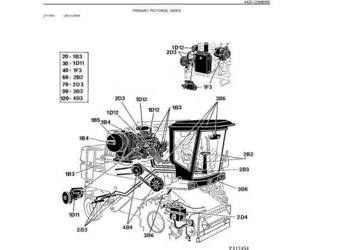 John Deere 4425 KOMBAJN katalog części