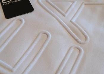 T-shirt męski EA7 Emporio Armani - biały L, nowy model
