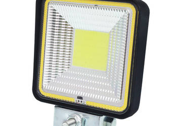 LAMPA ROBOCZA HALOGEN LED, 72 LED COB + OBRYSOWA DIODA ZÓŁTA, KWADRATO