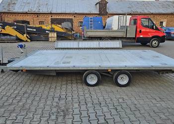 Laweta 750 kg DMC 2700 kg 460x250 cm poszerzana do 310 cm wciągarka