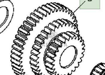 John Deere 7600 7700 7800 Wałek Zębaty Zębatka Przekładnia R150457