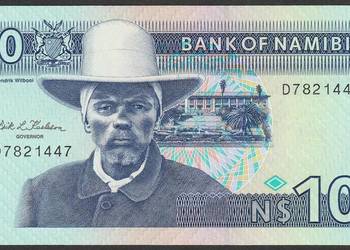 Namibia 10 dolarów 1993 - stan bankowy UNC