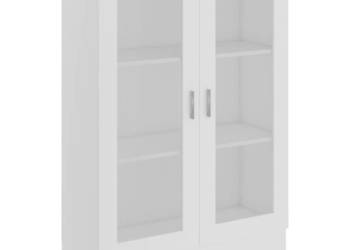 Witryna biała 825x305x115 cm materiał drewnopochodny WM-802750