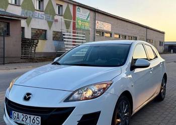 Mazda 3 BL 2009 biała 1.6 MZ-CD niski przebieg
