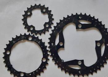 Zębatki tarcze blaty korby przednie 22-32-44T fabyrcznie nowe 104/64