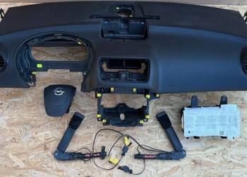 OPEL MERIVA B AIRBAG DESKA KOKPIT PASY 100% ORYGINAŁ MERIVA II