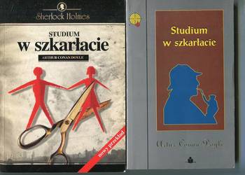 Studium w szkarłacie - Artur Conan Doyle 2 wydania