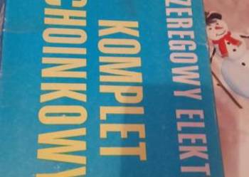 Lampki choinkowe z czasów PRL-u