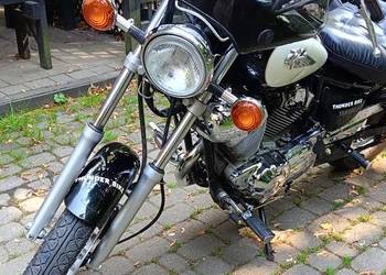 Virago 125 rok 2001 przebieg 15500 wersja DX sakwy piornik krawat szyba