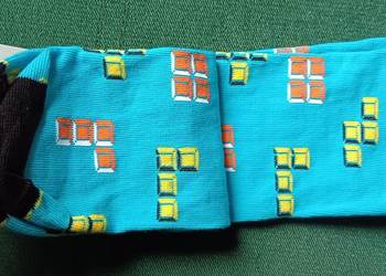 Skarpety Avangarde Gianna Socks Unikalny wzór Tetris Blocks Puzle