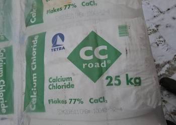 Chlorek wapnia w płatkach walka z oblodzeniem paleta 42 worki 25kg 1050kg