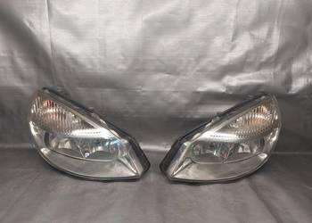 KOMPLET Lewa+Prawa Renault Megane Scenic II 2 2005r reflektor lampa przód p