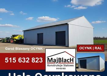 A140-Garaż Blaszany OCYNK / Wiata Stalowa  /Konstrukcja Stalowa – Maj-Blach