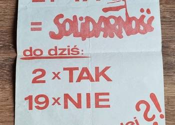 Plakat sierpień 1980