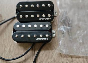 Zestaw Humbuckerów Wilkinson WHHB / WHHBB Set • Czarne • Made in Korea • Al