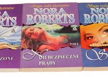 NORA ROBERTS SAGA RODU QUINNÓW  - 3 TOMY  /FA