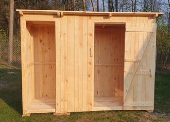 Szopka narzedziowa domek drewniana komórka