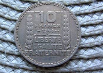 Francja 10 Frank 1946r