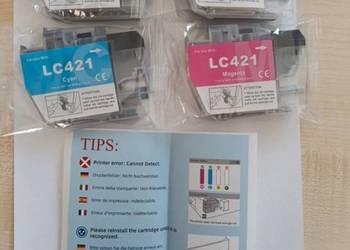 Zestaw tuszy LC421 zamienniki z chipem komplet CMYK nowy