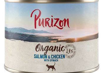 Purizon Organic Biołosoś i biokurczak z bioszpinakiem