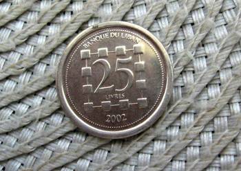 Liban 25 Liwrów 2002r - Ładna