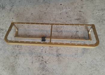 Stara aluminiowa półka z czasów PRL retro vintage