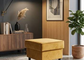 Podnóżek Kwadratowy Uszak Otwierany, Różne Kolory