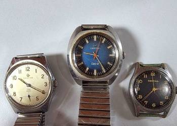 Zestaw 3 zegarków Certina vintage – klasyka i styl!
