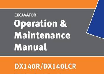 Doosan DX140R DX140LCR instrukcja obsługi PL