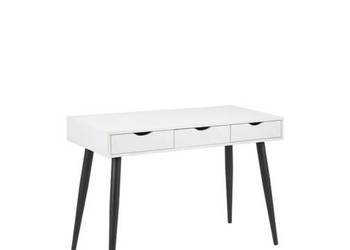 Designerskie biurko białe - czarne