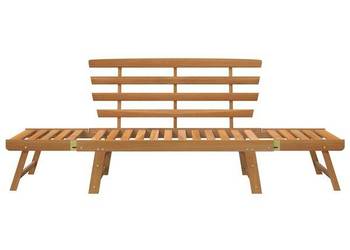 vidaXL Ławka ogrodowa, 2-w-1, 190 cm(SKU:316471)