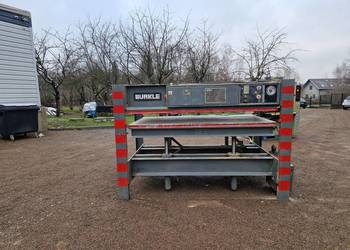Prasa półkowa BURKLE na zimno, prasa do forniru, prasa hydrauliczna