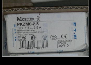 Wyłącznik silnikowy PKZMO-2,5 ; 1,6...2,5A ; Moeller