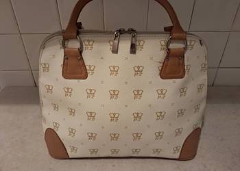 Torebka damska kremowa „PR”, do sprzedania