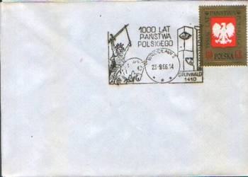 Kop.okol. 1000 lat Państwa Polskiego  1966