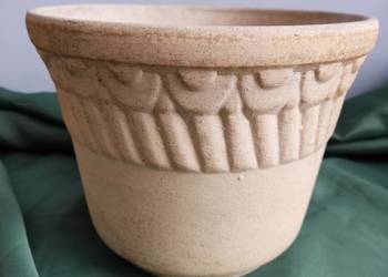Donica doniczka ceramiczna gliniana Bochnia F.N.T. fi 19 cm