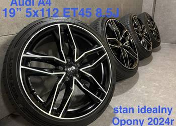 19 cali Audi A4 b9 b8 b7 felgi koła komplet 5x112 ET45 8.5J idealne