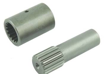 Wałek 16T/Ø19 mm / łącznik wałków 16T/45 mm / Kubota L02 / 5-15-232-01