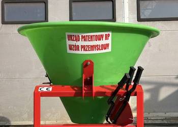 Rozsiewacz nawozu 400l lejek posypywarka posypywacz soli piasku lej