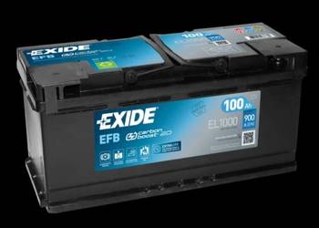 Akumulator 100Ah 900A Exide Start Stop EFB  PRAWY PLUS