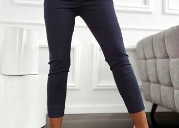 Spodnie SPORTOWO-ELEGANCKIE Novum cygaretki rozmiar 38 GRANAT