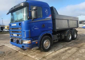 Scania g420 wywrotka hiab 3 osiowa hydraulika przód