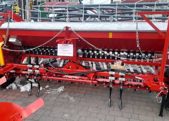 Siewnik zbożowy S107 znacz.hydraul. + ścieżnikowanie pomost+