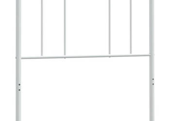 Metalowe wezgłowie białe 80 cm WM-352556