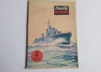 Mały Modelarz nr 9/1986, Niszczycie ORP Garland