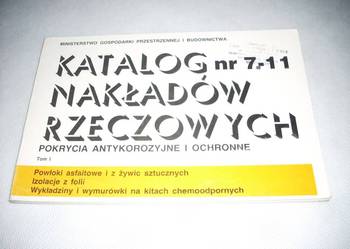 KNR 7-11 Pokrycia antykorozyjne i ochronne Tom I